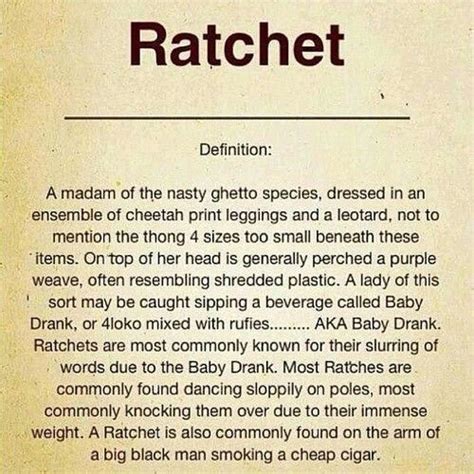 ratchet hoe meaning|ratchet child meaning.